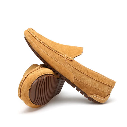 Suede Leather Man Loafers Luxury 2021 Casual Shoes For Men Boat Shoes Handmade Men Slipon Driving Shoes Male Moccasins Zapatos99