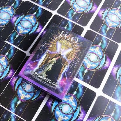 Custom Premium Tarot Deck Printed Eco Friendly 24K Gold Tarot Cards German Wholesale