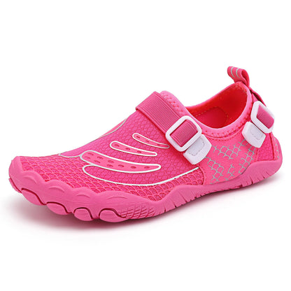 2027 NEW KJ Fly Knit Breathable Outdoor Beach Pool Walking Sports Trail Wading Water Shoes Non Slip Barefoot Running Shoes