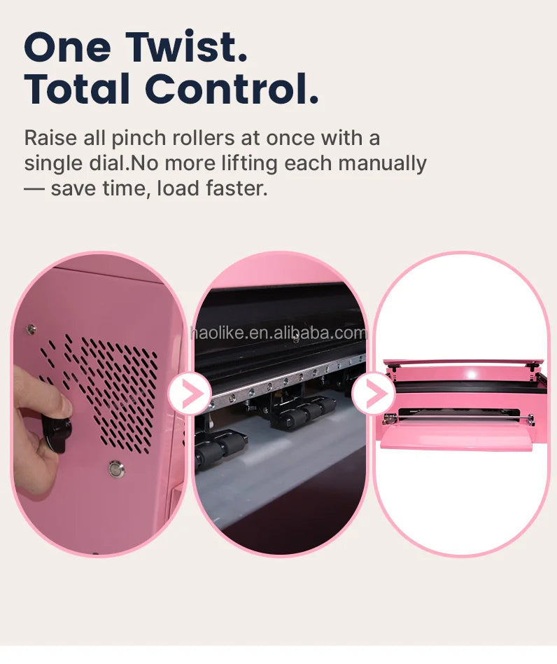 Haolic 13Inch Print on Demand Machine Apron Canvas T-shirt Hoodie Jersey Printing Machine A3 Dtf Printer 30cm Pink Dtf Printer
