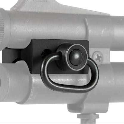 Hunting Quick Release 3-Slot Sling Swivel Mount Barrel Clamp with Aluminium Alloy Flashlight Light Mount