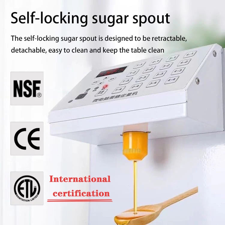 Commercial Milk Tea Shop Special Fructose Machine with EU Certified NSF/ETL/CE Certified Boba Milk Tea 16-key Fructose Machine