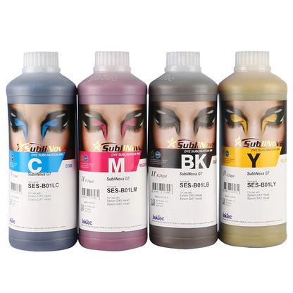1 Bottle 4 Color 1000ml Hot Sale New Model SES G7 Korea Inktec Sublinova Sublimation Dye Ink