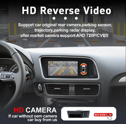 Touch Screen Wireless Radio Stereo Carplay Player Audio GPS Android Car Multimedia for Audi Q5