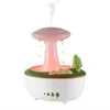 2025 New Trending 3D Simulation Landscape RainDrop Air Humidifier 7 Color Night Lights 280ML Aromatherapy Fragrant Oil Diffuser