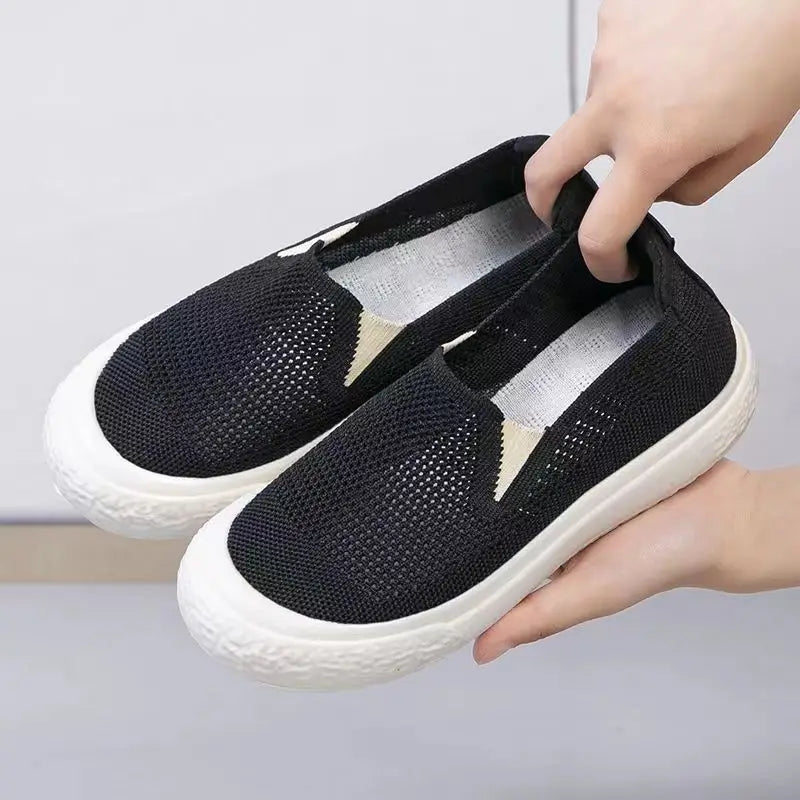 Hongyan Wholesale Breathable Trendy Mesh Woven Sports Women's Shoes Casual Sports Shoes