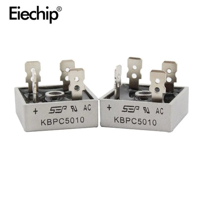 2PCS/Lot KBPC5010 Diode bridge rectifiers diodes 50A 1000V KBPC 5010 power rectifier diode electronic components
