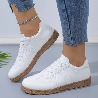 High Quality Casual White Rubber Runners Shoes for Women Fashionable Classic Soft Design Anti-Slip for All Seasons-Summer