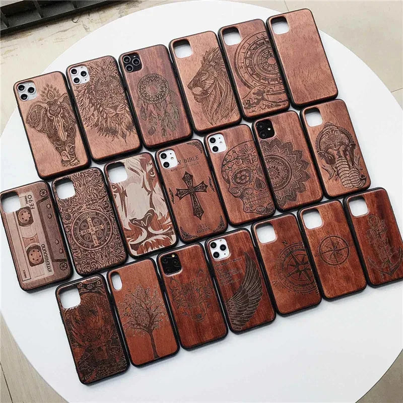 Natural Wood Phone Case For Xiaomi Mi 9 10 11 12 13 14 15 Pro Cover For Xiaomi 15 14 12S 12X 13 Ultra Wood Funda DIY Shell Coque