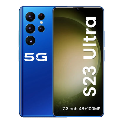 Hot Selling S23 ULTRA Original 16GB+1TB 7.3 Inch 48MP+100MP 5G High Quality Android 12 Smart Cell Phone
