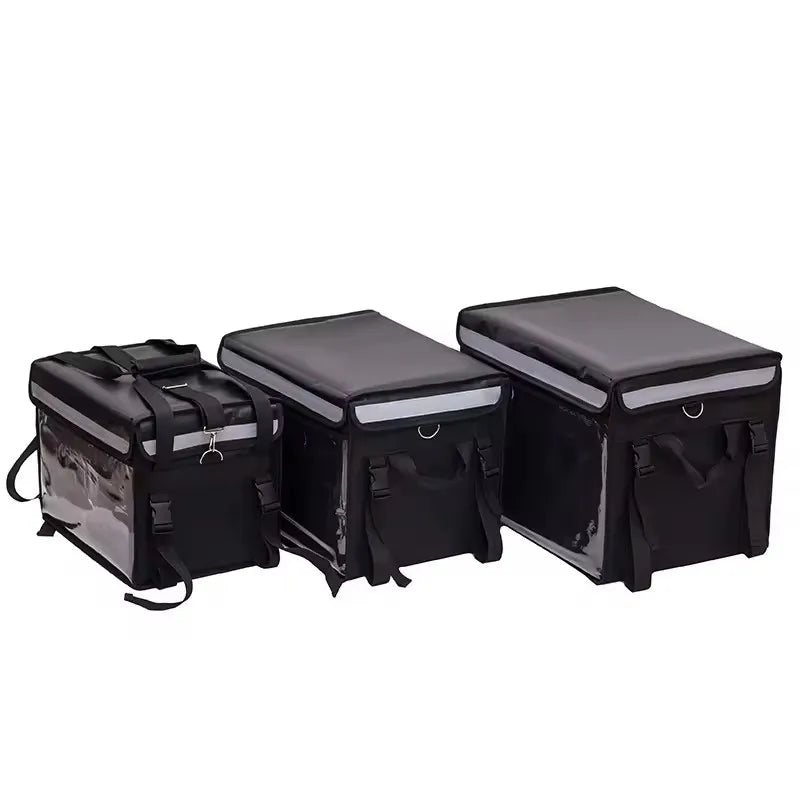 Wholesale Large Capacity Thermal Fast Food Insulated Backpack Hot Pizza Lunch Takeaway Cooler Food Delivery Bag for Bike