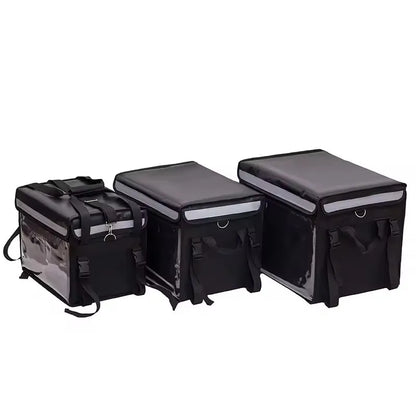 Wholesale Large Capacity Thermal Fast Food Insulated Backpack Hot Pizza Lunch Takeaway Cooler Food Delivery Bag for Bike