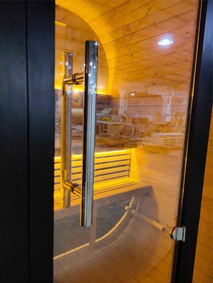 Value for Money American Warehouse Modern Style Steam Sauna Outdoor Garden Sauna Set of Sauna Accessories for 4 People