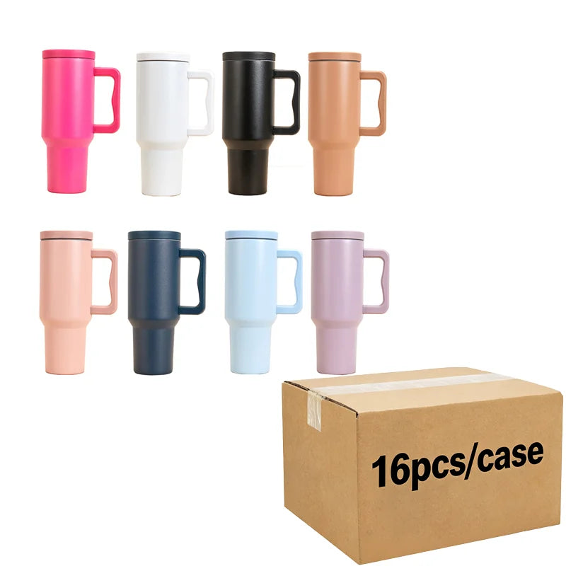 Us in Stock 40 OZ Sparkle Rhinestone Easy Clean Stainless Steel 40OZ Uv Dtf Cup Wraps for Home Office Outdoor Daily Use