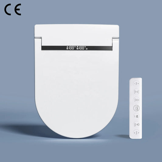 U Shape Ultra Slim Smart Toilet Seat Premium Version Auto Washing Cover Lid Intelligent Heated Toilet Seat With Remote by PDG ibma