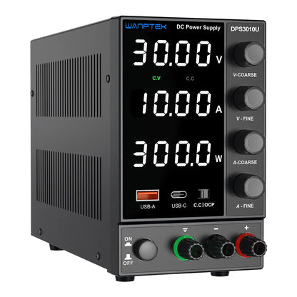 WANPTEK Adjustable Stable Voltage DC Power Supply 30V10A Mobile Maintenance Power Supply Battery Charging Switch Power Supply