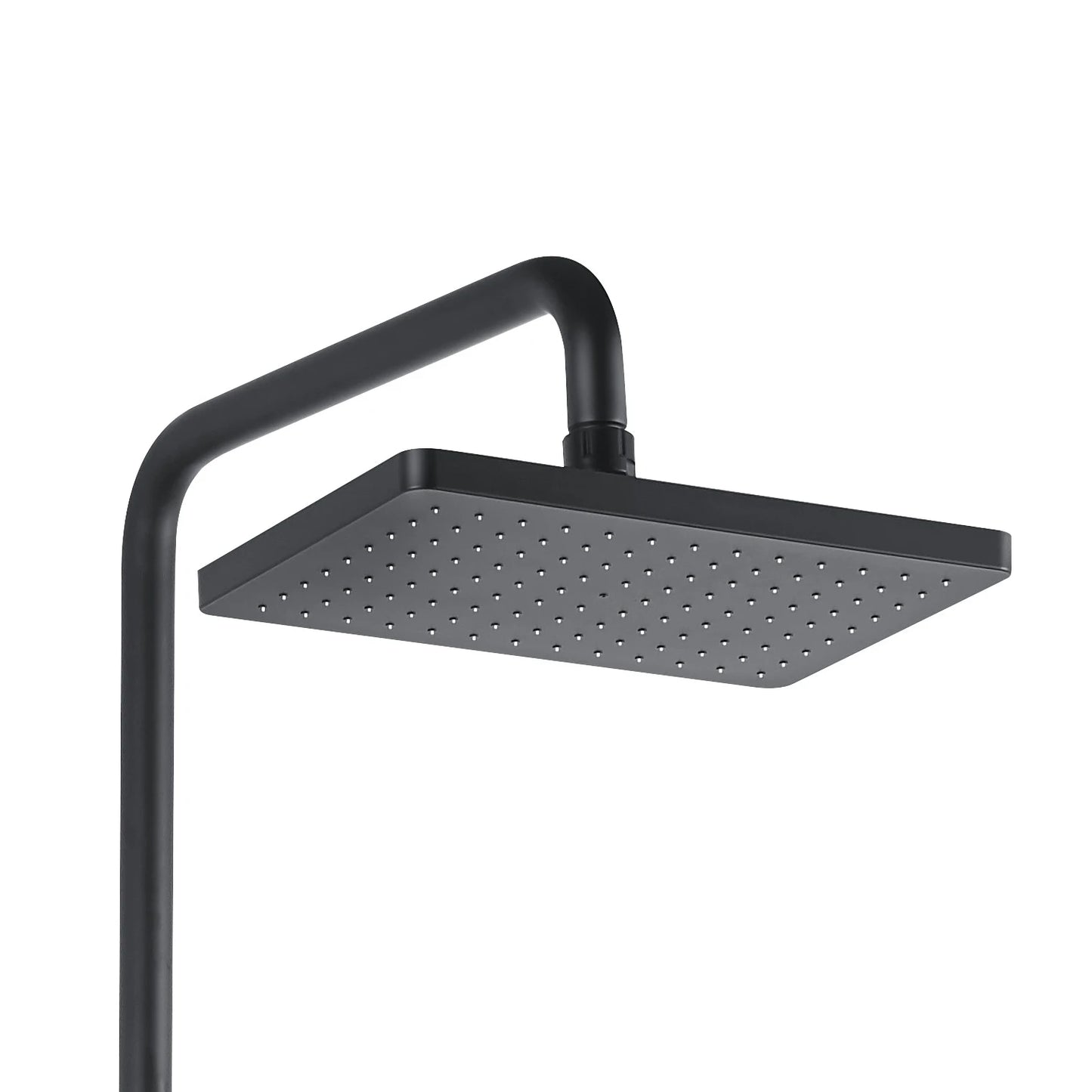 Hot Sale Bath Rain Shower Set Sanitary Ware Black Brass Large Bathroom Rain Shower Set with Shattaf