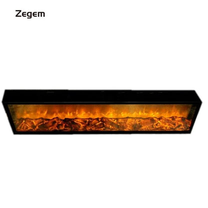 4K Smart RGB Electric Fireplace With Shelves Parts Replacement Motherboard Modern Electric Fireplaces