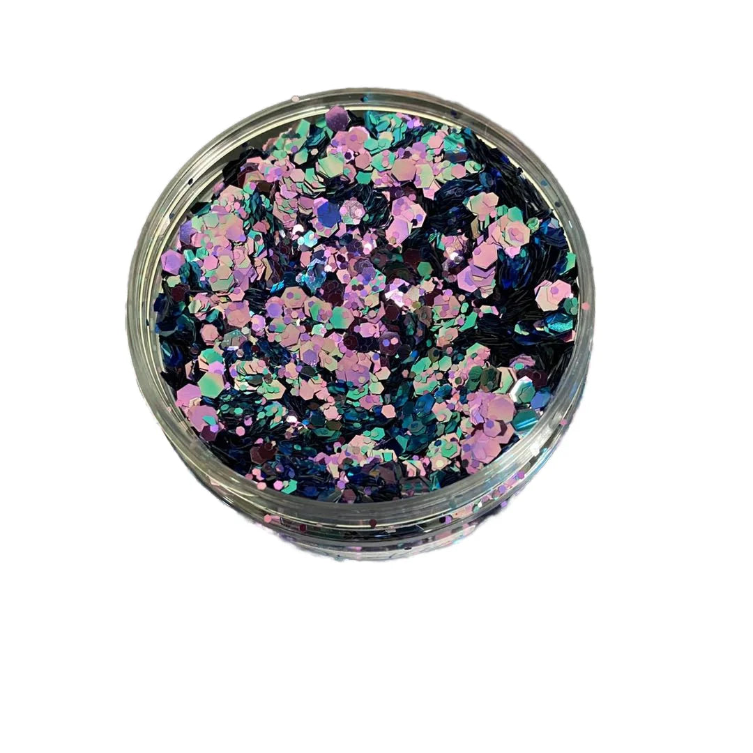 Valentines Day Hexagon Glitter Powder Table Decor Romantic Love Theme Party Supplies Eco-Friendly Polyester Customizable Logo