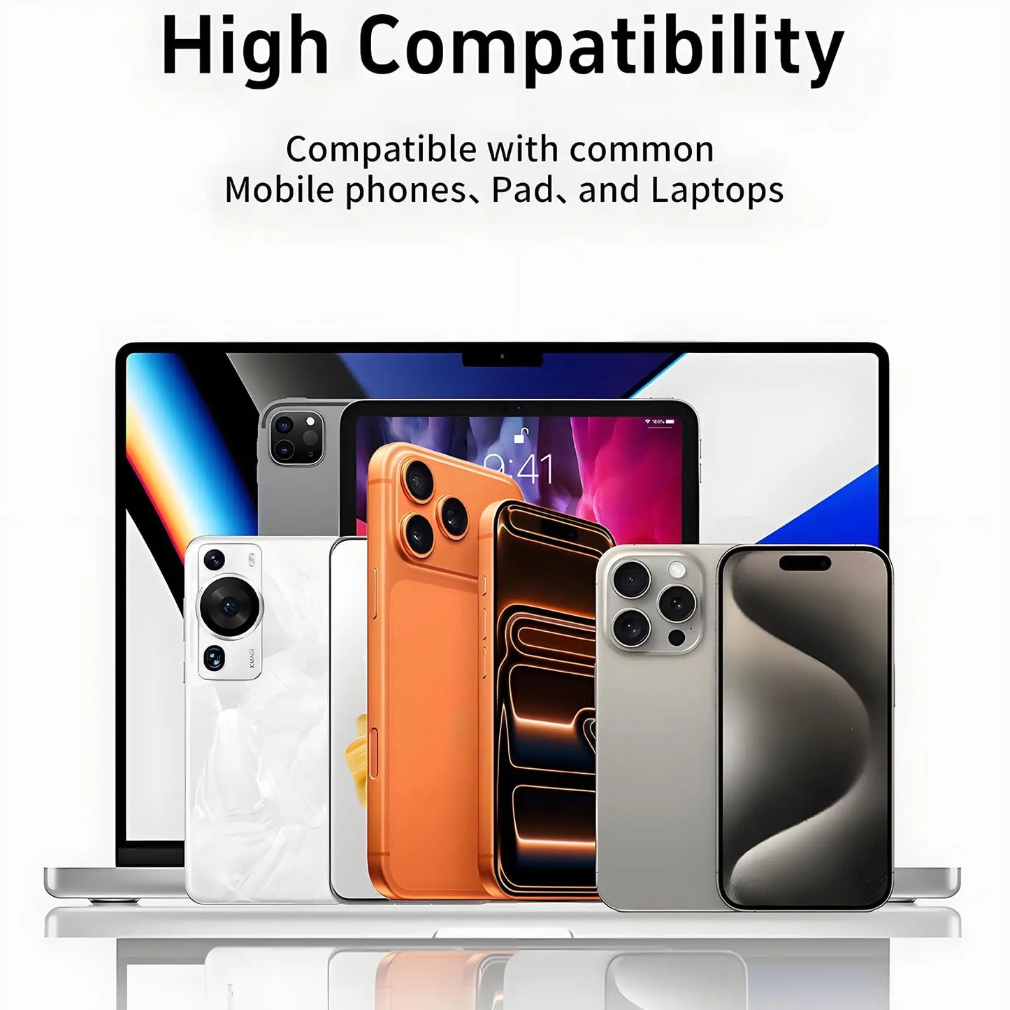 240W Fast Charging USB-C to Type-C Cable with Detachable Phone Stand Nylon & Silicone Material IOS Compatible