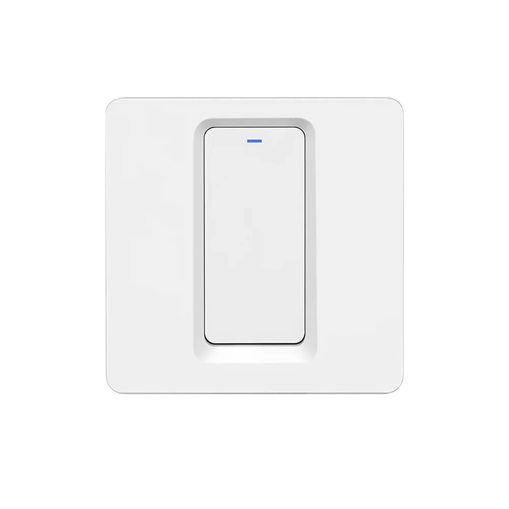 SLS Zigbee 1 Gang Smart Wireless Wall Switch for Tuya Single Pole Push Button Electrical Switch Alexa Voice Control 10A Max.