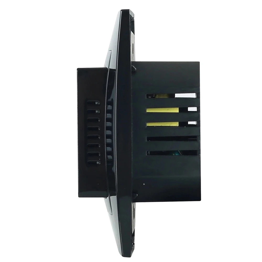 Room Thermostat Square Convex LCD Panel Child Lock Floor Heating System Programmable Smart WIFI Thermostat
