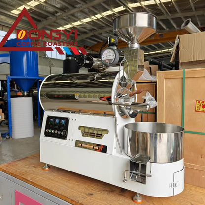 DONGYI Electric&Gas Type 1 kg 2kg 3kg 5kg 6kg Coffee Roaster with Manual Damper