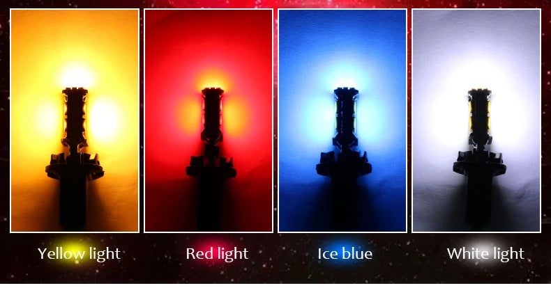 2PCS Canbus T15 W16W WY16W LED Bulbs 4014 45SMD For Auto Bcakup Reverse Lamp Car Tail Brake Bulbs No Error 6000K White Red Amber