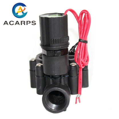 2-Way 3/8 Inch-1Inch Garden Plastic AC220V DC12V DC24V Latching Irrigation Solenoid Valve for Water Irrigation Flow Regulation by PDG ibma