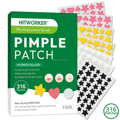 Salicylic Acid Unique Compact Oem Cute Invisible Private Label Custom Design Korean Hydrocolloid Acne Pimple Patches for Face