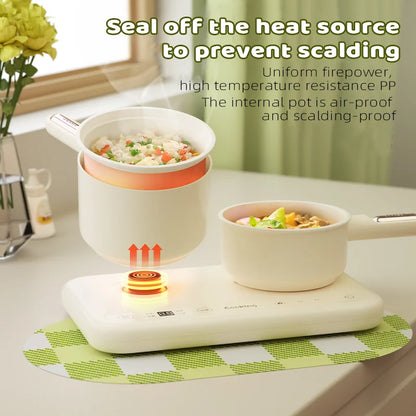 High Quality Kids Kitchenware Pretend Play Set Real Cooking Ceramic Coating Electric Induction Kitchen for Household Use