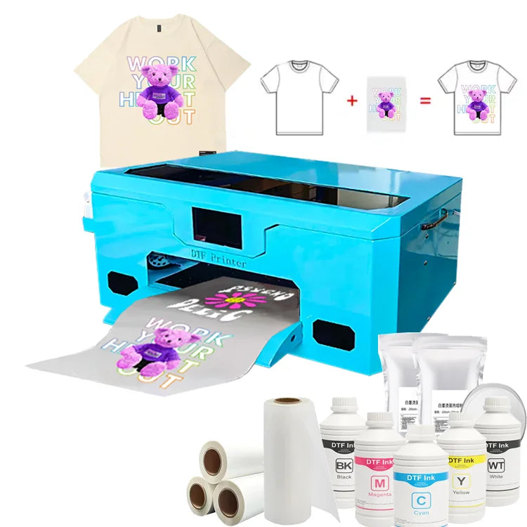 High Quality 13Inch A3 DTF Printer Single Head XP600 Clothes Printing Machine DTF Direct to Film Transfer Printer