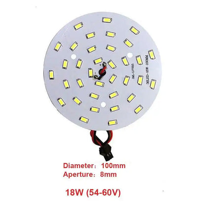 High Brightness LED 5730SMD Lamp Bead Light Board Bulb Round Transformation Light Source 3-18W 32-100MM Tile Wick Modified bulb