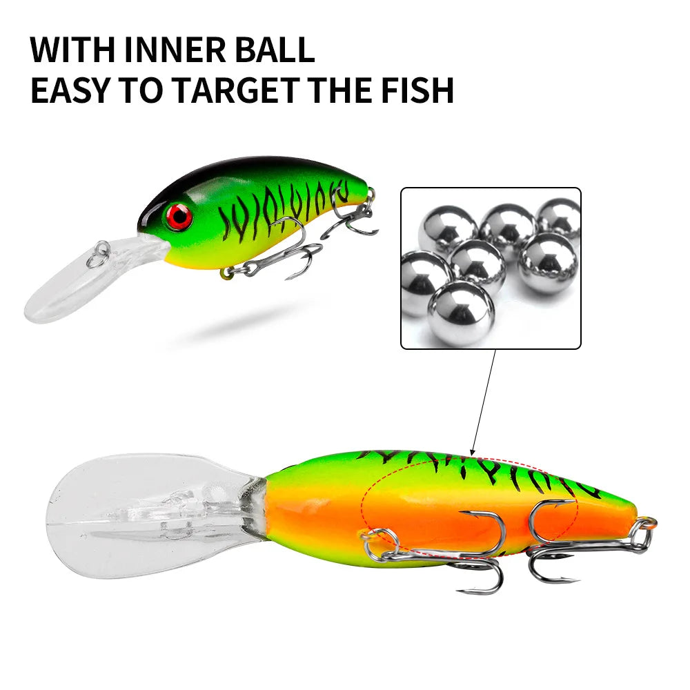 Hot Sale 14g/10cm Multiple Colors Swing Bait Seawater Freshwater Fishing Bait Artificial Simulation Swimming Bait