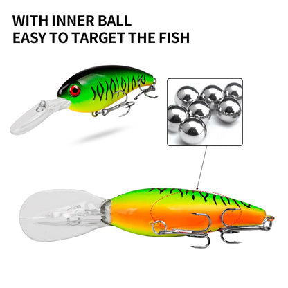 Hot Sale 14g/10cm Multiple Colors Swing Bait Seawater Freshwater Fishing Bait Artificial Simulation Swimming Bait