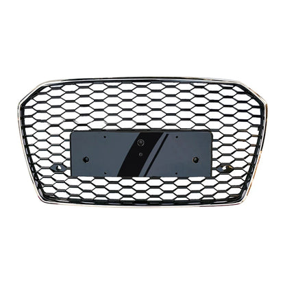 Fast Shipping Car A6 S6 Front Bumper Hood Grill RS6 Look Gloss Black Front Grill for Audi A6 S6 C7.5 2016 2017 2018