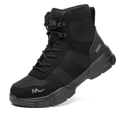 Diansen 211 Men's 48 Plus Size Anti-Puncture Security Boots & Work Safety Sneakers with Steel Toe Work Boots
