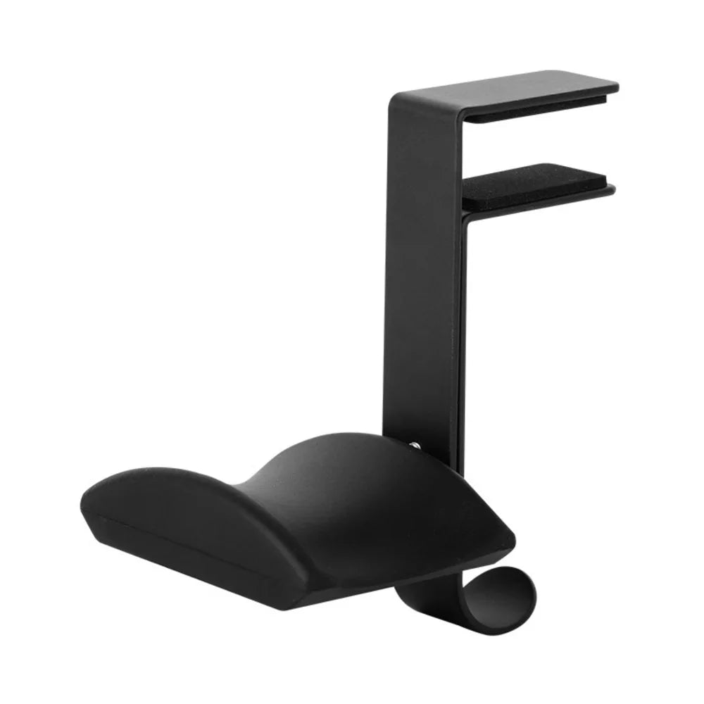 POYATU Desk Mount Universal Office Hanger Gaming Headphone Stand Bracket Display Rack Headset Holder Space Saving Table Clamp