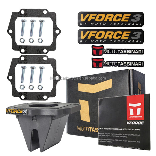 (Ready Stock) V-Force 3 Reed Valve V313a for Kawasaki Kx125 1982-1992 Kmx125 1999 2000 2001 Kx500 1983 1984 Kx 125 500 Kmx 125 by PDG ibma