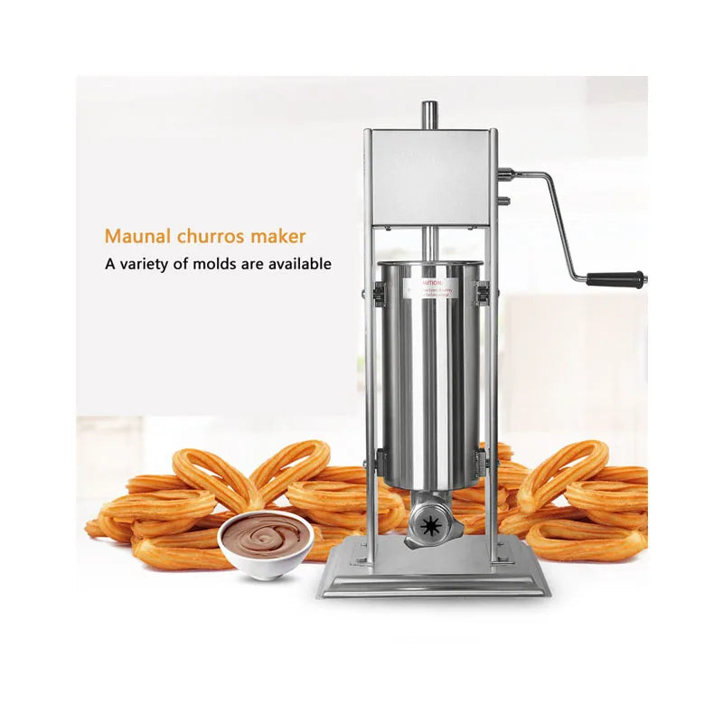 Wholesale Professional Churros Maker with Hollow Churro Nozzle Stainless Steel Adjustable Automatic Churros Machine