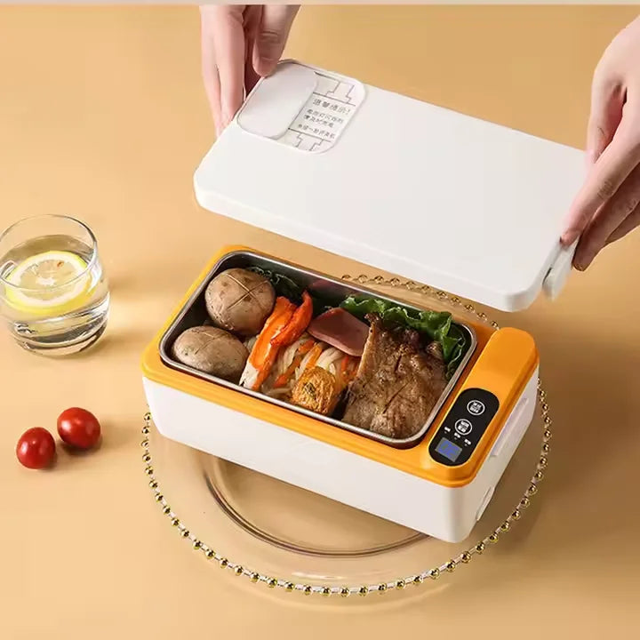 New Model Electric Heating Lunch Box Wireless Portable USB Rechargeable Lunch Bento Box Food Warmer 1000mL