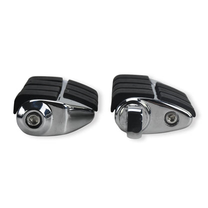 Universal Motorcycle Male Mount Foot Pegs 1.25" 32mm Footrest for Harley Sportster Touring Softail Dyna Suzuki