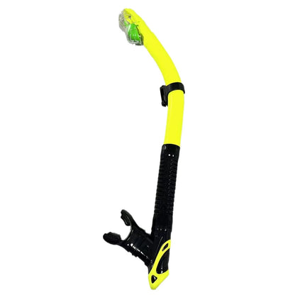 JUNHAIINS Wholesale Snorkel with Dry Breathing Top Valve for Diving Scuba Swimming for Wholesaling Professional Freediving