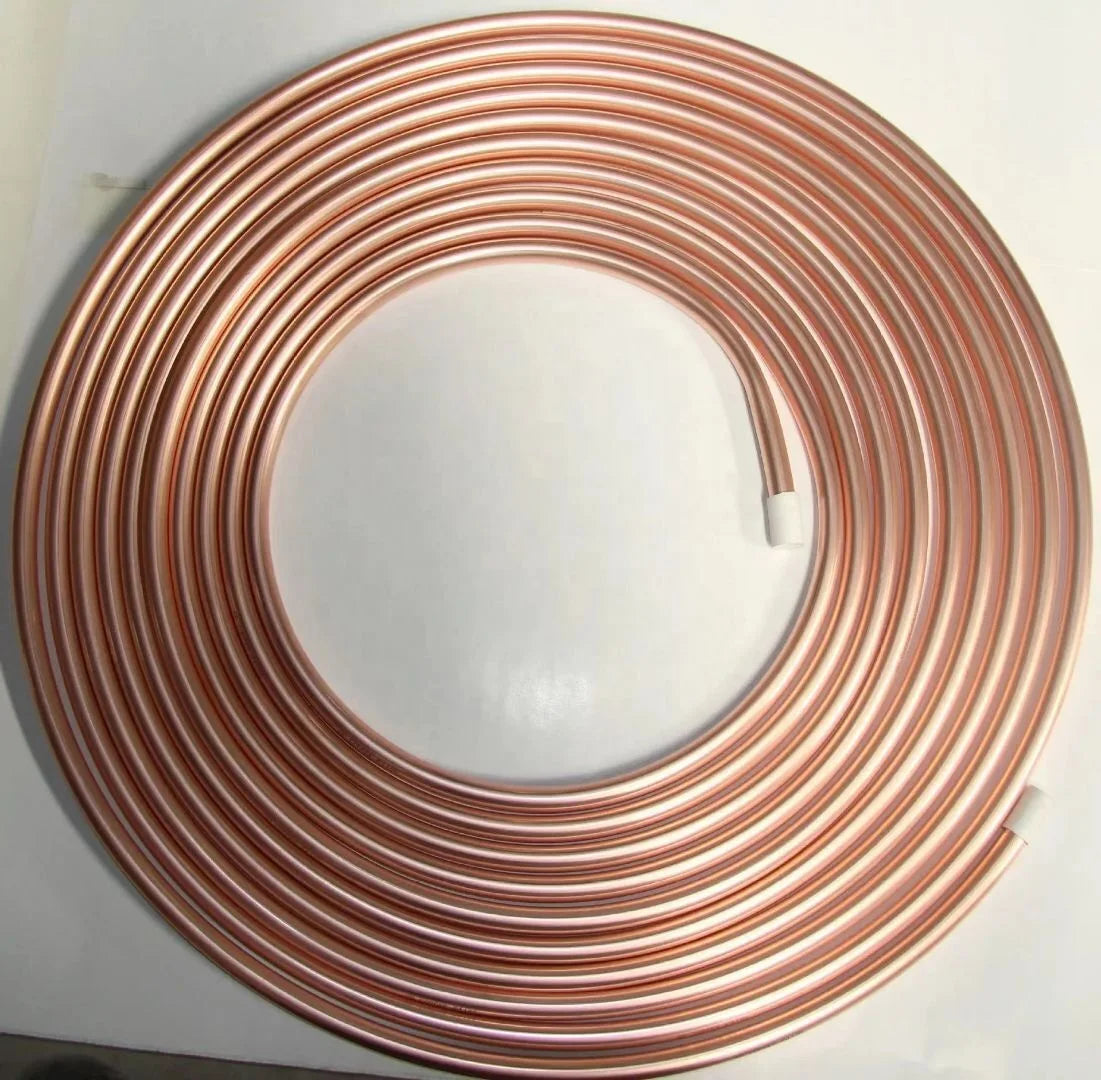 Pancake Design 3/4" (19mm) X 0.8mm HVAC Copper Tubes 15m for Air Conditioner & Refrigerator for Bending Cutting and Welding