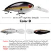 Hot Sale 14g/10cm Multiple Colors Swing Bait Seawater Freshwater Fishing Bait Artificial Simulation Swimming Bait