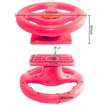 Plastic Steering Wheel Children Coin Operated Video Arcade Outrun Electronics Racing Simulator Car Driving Game Machine Kids