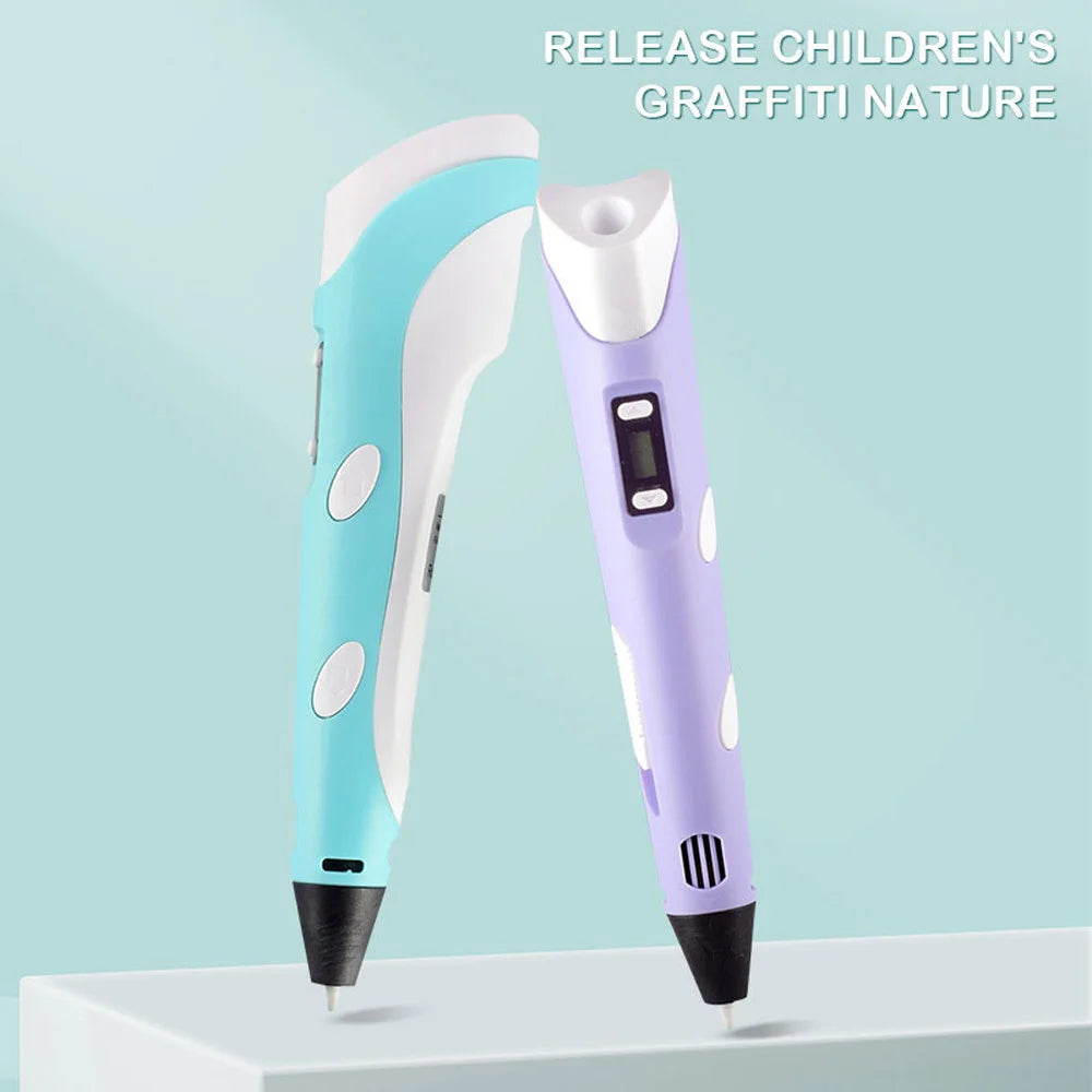 China Educational Toys 3D Printing Pen 12V2A Painting Set for Kids Creative Gifts