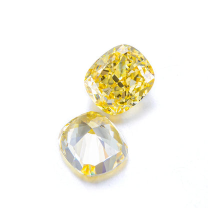 Anster top quality factory direct sale cz cushion cut fancy color synthetic diamond loose gemstones for fine jewelry