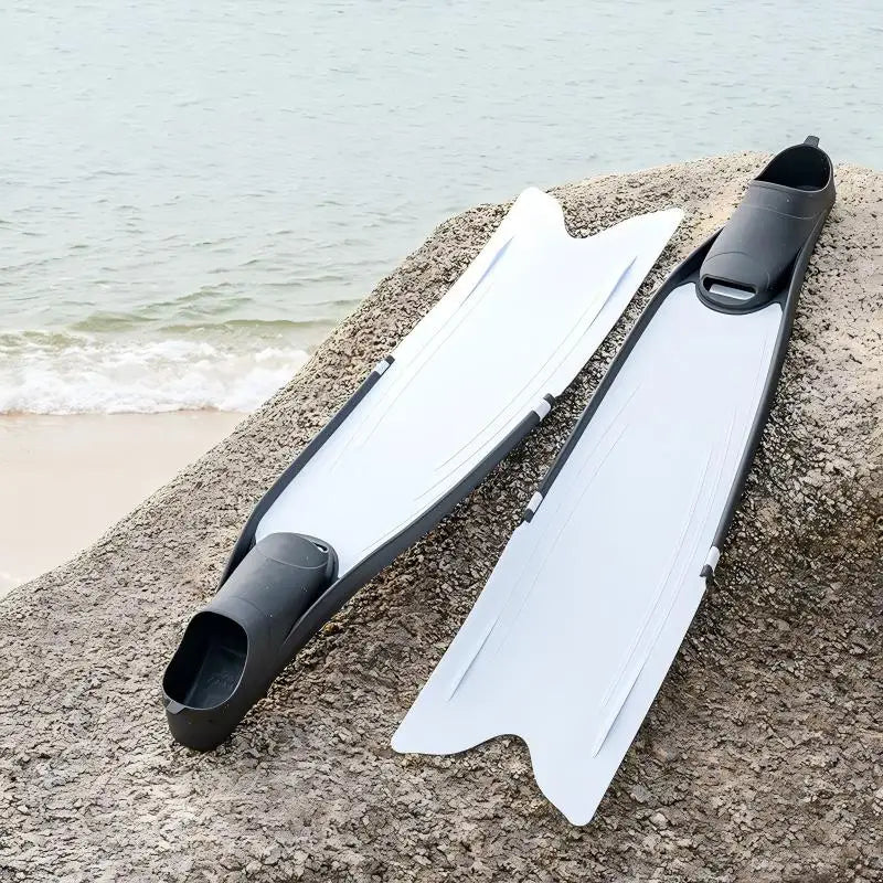 Modular Freediving Fins Long Blade Flippers PP Interchange Foot Pocket Impulse Professional Divers Spearfishing Free Diving Fin