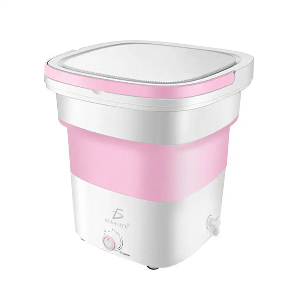 ELEGATE 24L Automatic Electric Electronic Control Top Loading Mini Folding Portable Household Washing Machine Mexico Model